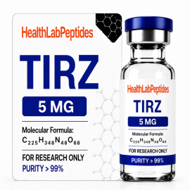Tirz 5mg peptide research material for laboratory research - HealthLab Peptides