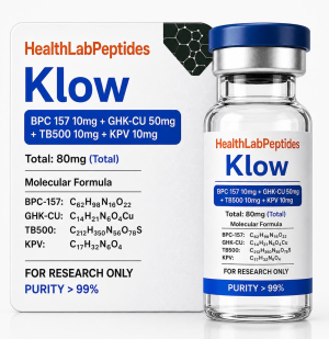 BPC-157 10mg+GHK-CU 50mg+TB500 10mg+KPV 10mg KLOW