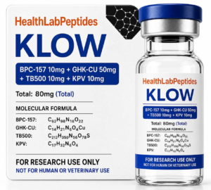 BPC-157 10mg+GHK-CU 50mg+TB500 10mg+KPV 10mg KLOW
