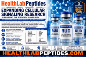 HealthLab Peptides cellular signaling peptide research resources for laboratory researchers
