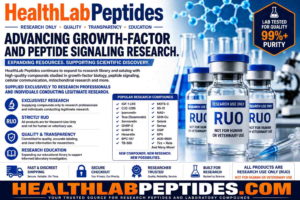 HealthLab Peptides growth-factor and peptide signaling research resources