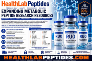 HealthLab Peptides metabolic peptide research resources for laboratory researchers